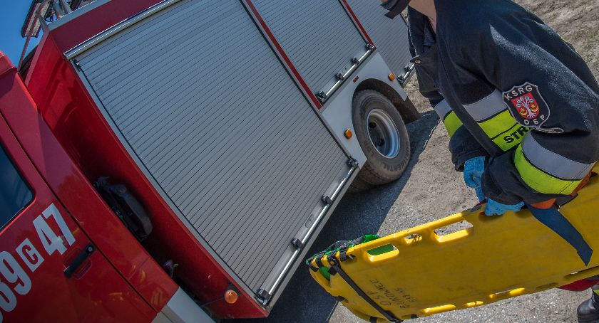 Straż pożarna jechała zamiast karetki. Wszystkie w powiecie świeckim były zajęte