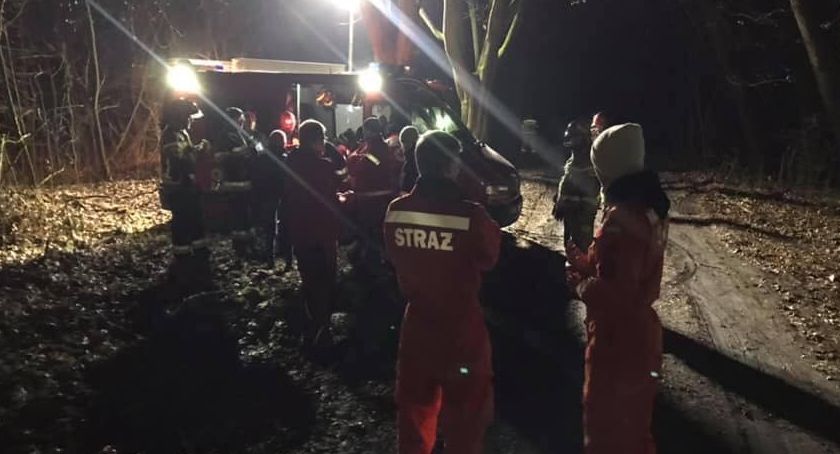 Strażacy z Osia poszukiwali zaginionego pod Grudziądzem. Akcja trwała kila godzin