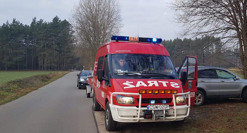 Strażacy z Osia uratowali uwięzionego ptaka. Ranne zwierzę trafiło pod opiekę weterynarza