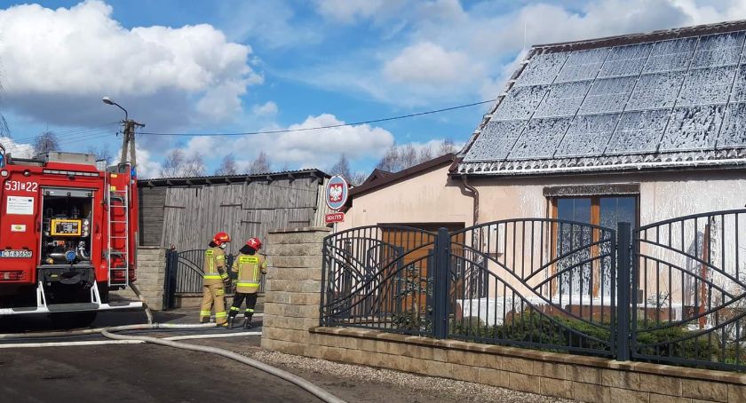 Pożar u pani sołtys w Osłowie. Wielkie podziękowania dla mieszkańców!