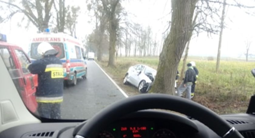Wypadek na drodze między Lnianem, a Tleniem. Kierowcy omijajcie to miejsce