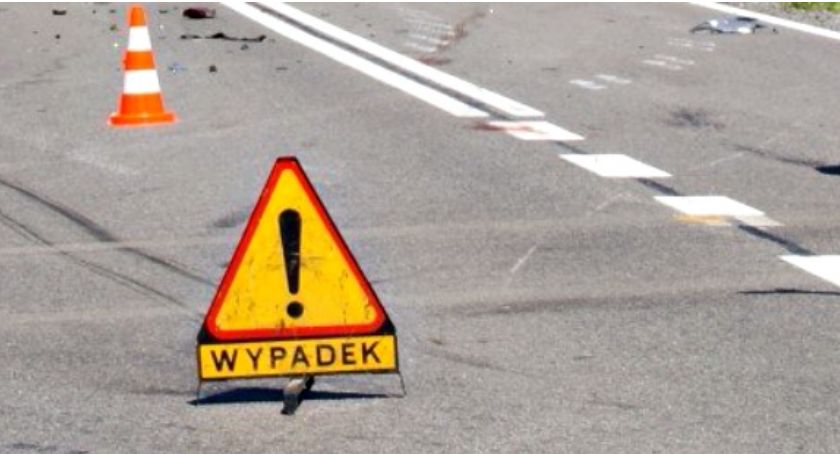 Wypadek na terenie gminy Osie. Ranny motocyklista został zabrany do szpitala