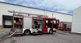 Pożar w powiecie świeckim. Ewakuowano 200 osób