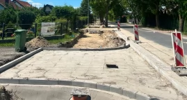 W Świekatowie trwa budowa chodnika. Ma być bezpieczniej