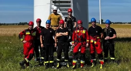Ćwiczenia służb na farmie wiatrowej. Zdobyto specjal&hellip;