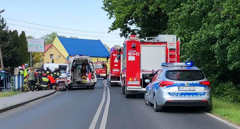 Wypadek motocyklisty w Otmuchowie