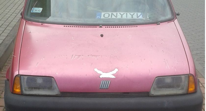 Porzucony fiat 500