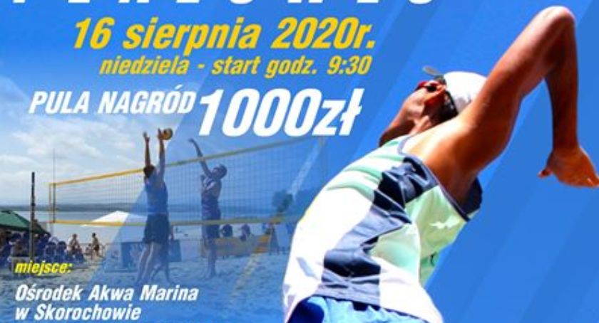Turniej piłki plażowej o puchar burmistrza 