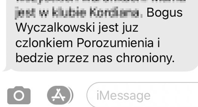 SMS posła Bortniczuka. Będziemy chronić Bogusia...