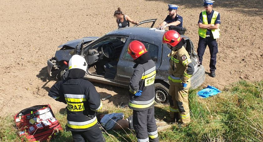 Wypadek w Wierzbięcicach. Kto kierował samochodem?