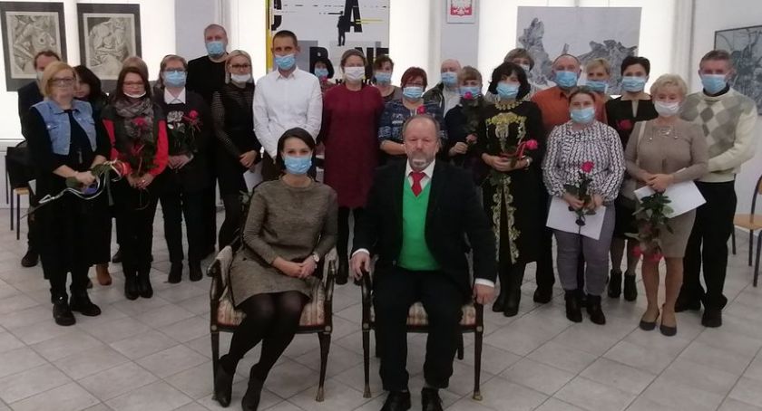Wystawa prac nauczycieli nyskiego Plastyka