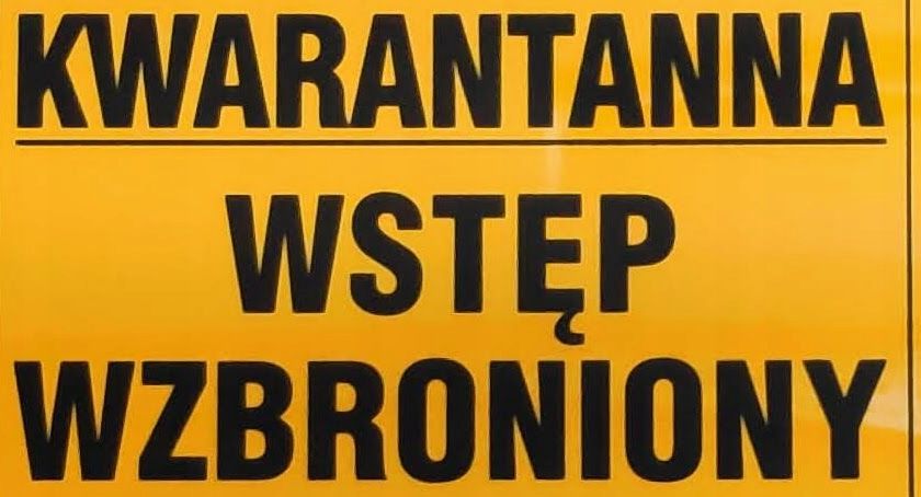 Zakażony - do pracy, domownicy - w domu 