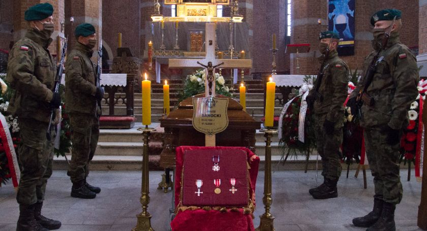 Ostatnie pożegnanie Ś. P. Janusza Sanockiego