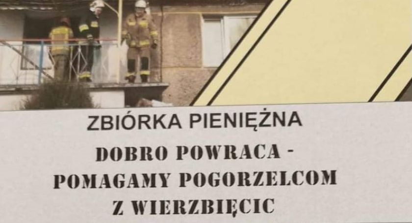 Zbiórka dla pogorzelców z Wierzbięcic 