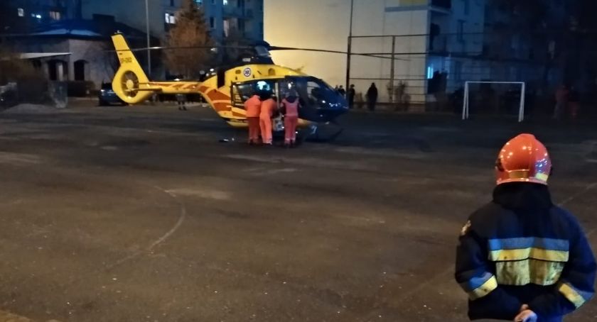 Akcja ratunkowa na osiedlu Południe. Wśród poszkodowanych dziecko