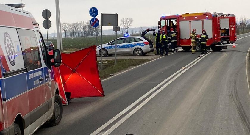 Śmiertelne potrącenie. Droga do Białej Nyskiej zamknięta