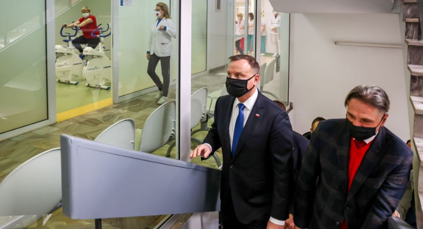 Prezydent odwiedził szpital w Głuchołazach [FOTO]