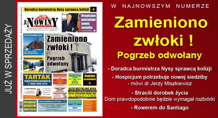 Najnowsze informacje z Nysy i powiatu nyskiego. 