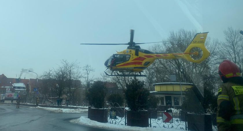 Helikopter LPR przyleciał ratować kobietę 