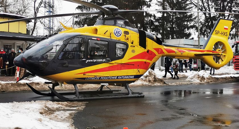 Na miejscu była karetka, lekarz przyleciał helikopterem 