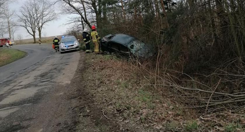Wypadek między Piątkowicami a Jasienicą Dolną