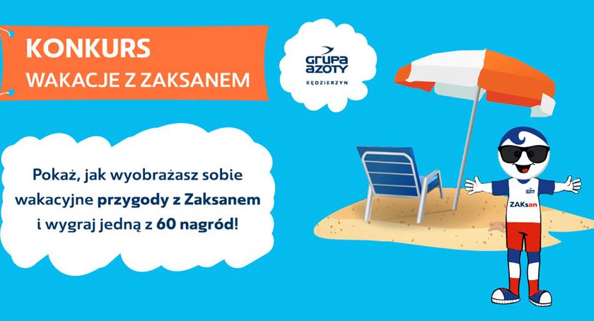 Konkurs dla dzieci „Wakacje z Zaksanem”