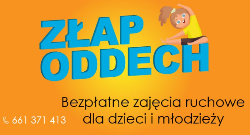 Złap oddech - darmowe zajęcia ruchowe dla dzieci i młodzieży