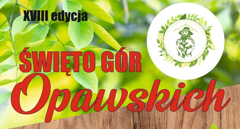 Święto Gór Opawskich w Głuchołaz. Plakat i program 