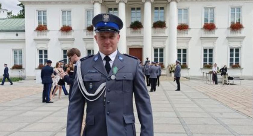 asp. Grzegorz Górski otrzymał medal od Prezydenta RP!