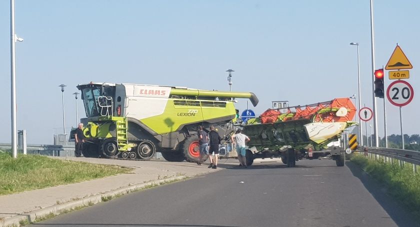 Kombajnem przez tamę 