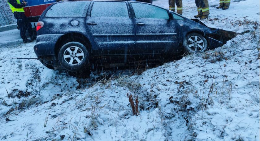 Pierwszy śnieg, pierwszy wypadek 