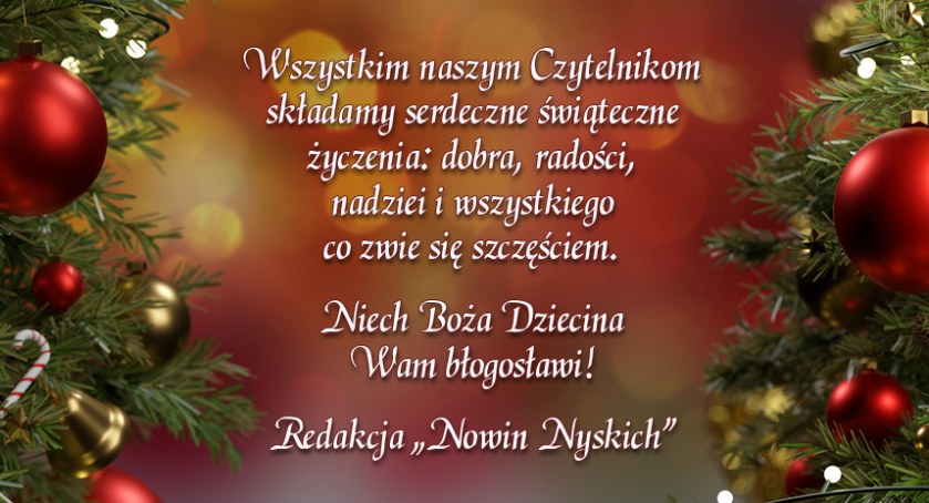 Wesołą nowinę, bracia słuchajcie. Życzenia od redakcji 