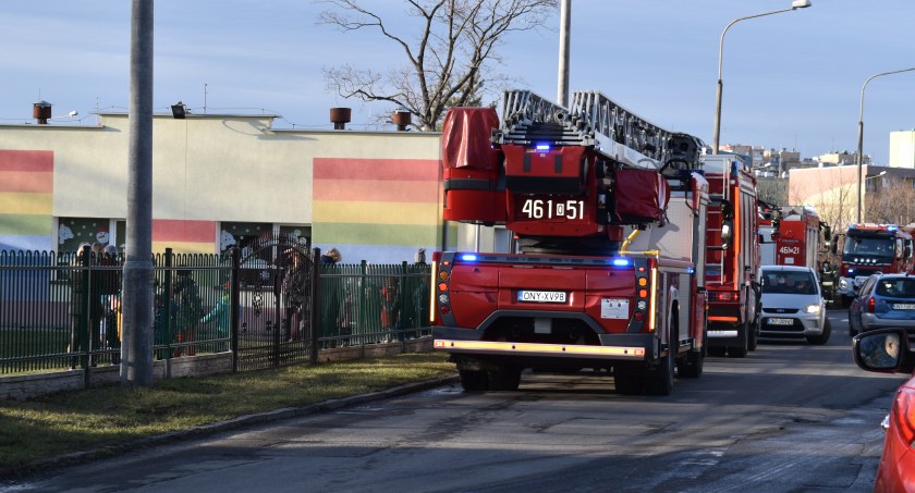 Alarm pożarowy w przedszkolu 