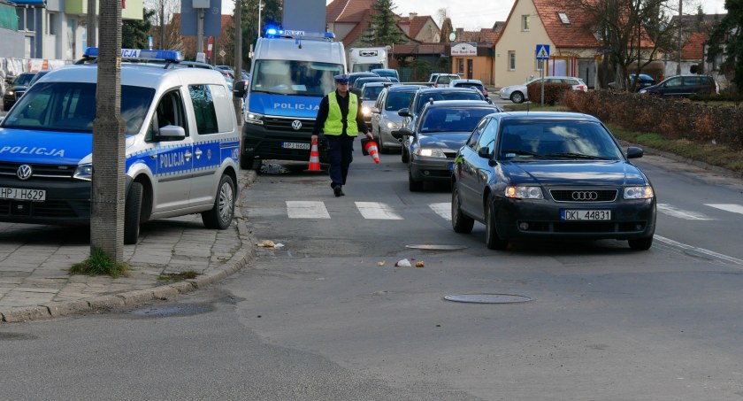 Potrącenie pieszej na pasach na ul. Prusa 