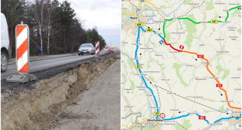 Do Wierzbięcic tylko w jedną stronę. Kierowców czekają objazdy [MAPA]
