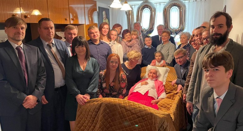 100. urodziny mieszkanki Ścinawy Małej
