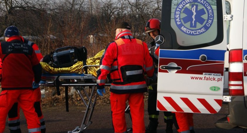 Nabił się na pręt. Wypadek w nyskim zakładzie 