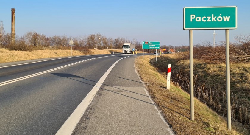 Remont obwodnicy Paczkowa. Objazd przez Kamienicę