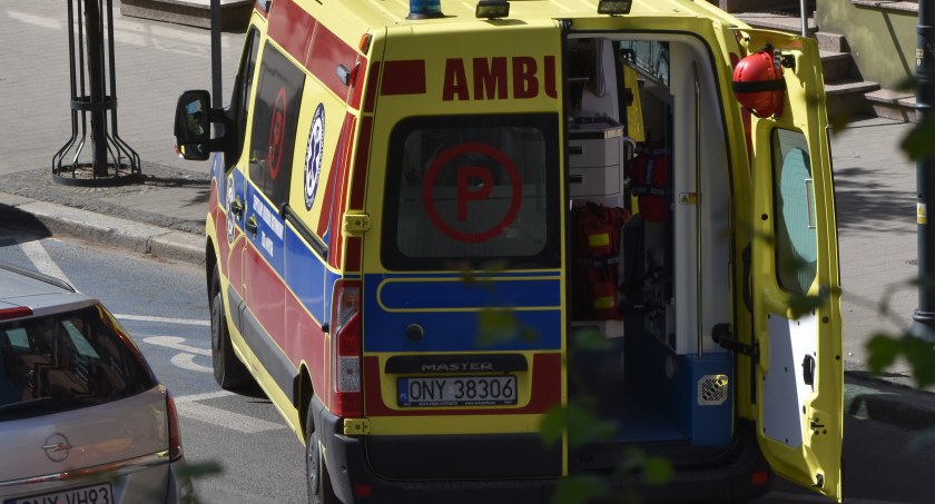 Wypadek na budowie osiedla