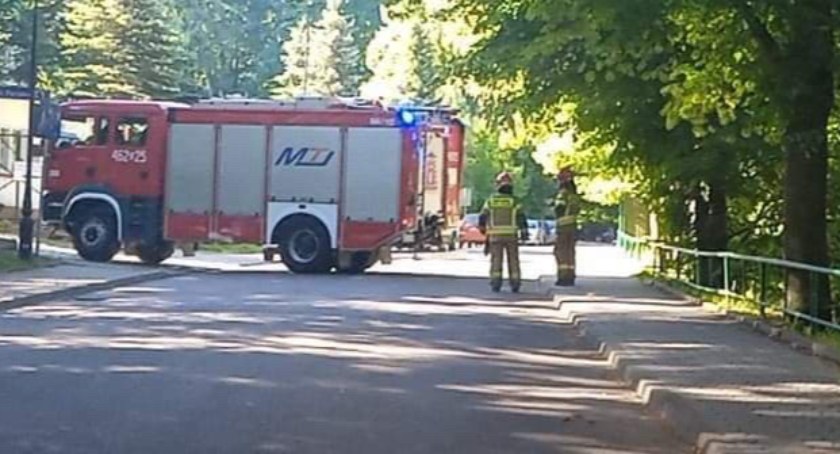 Ewakuowano 20 osób. W tym pacjentów ZOL -u 