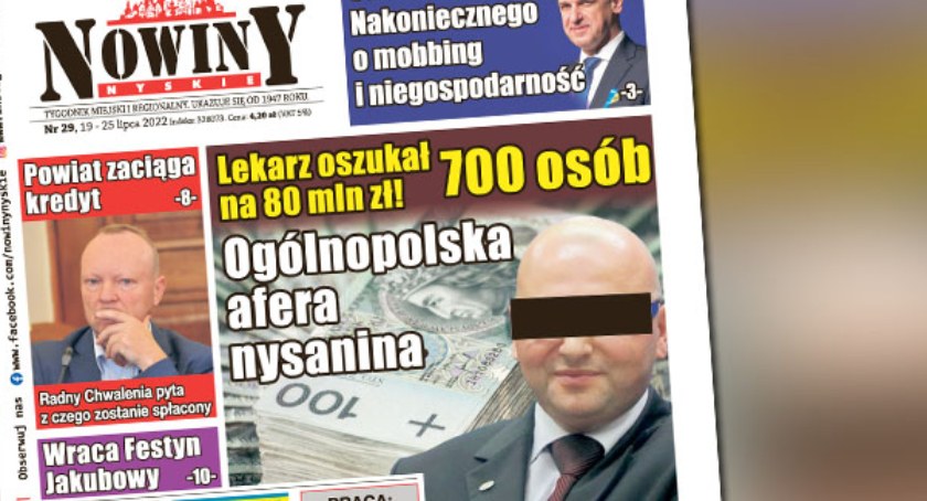 Ogólnopolska afera nysanina. Oszukał 700 osób na 80 mln zł 