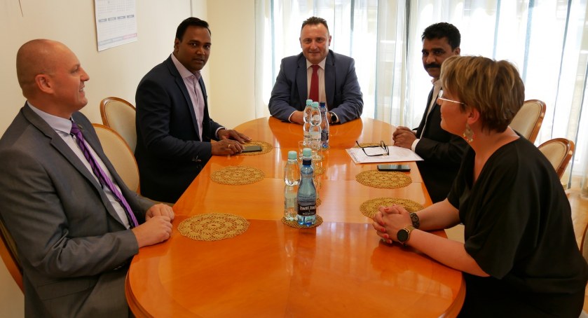  Spotkanie przedstawicieli hinduskiej uczelni z władzami PWSZ