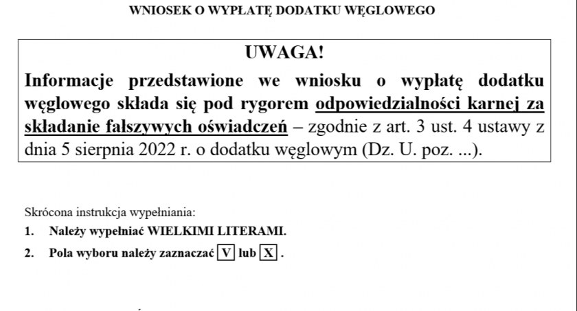 Dodatek „tak” – węgla brak