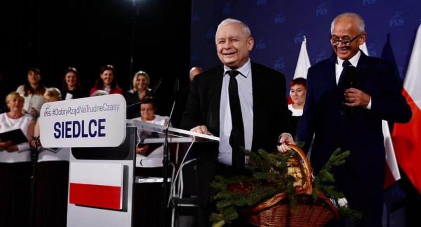 Prezes PiS Jarosław Kaczyński w Nysie 