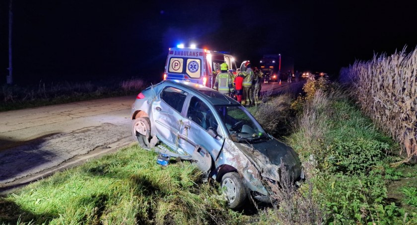Wypadek na trasie Włostowa-Korfantów
