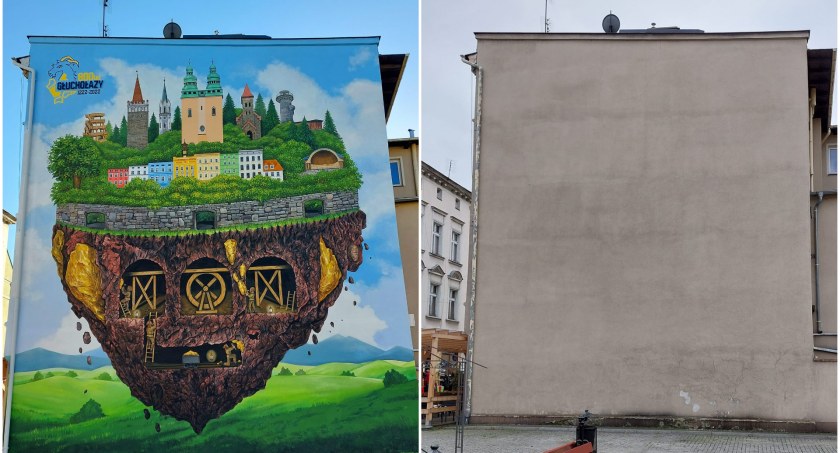 Mural 800–lecia w Głuchołazach 