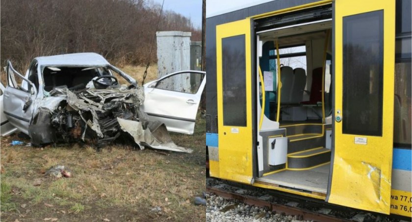 Wypadek szynobusu jadącego z Nysy do Opola 