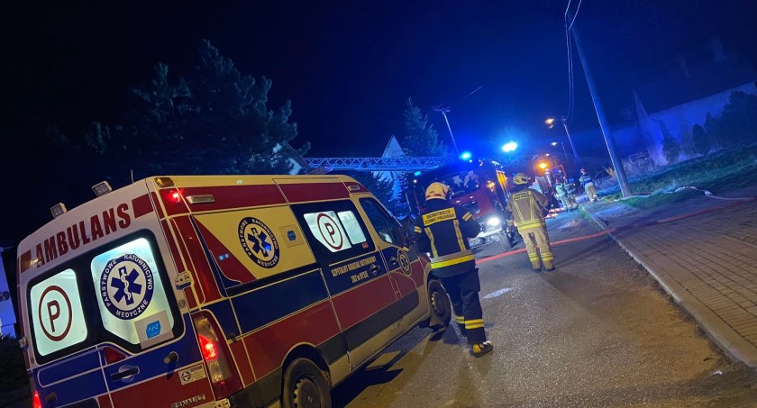 Pożar domu. Jedna osoba nie żyje