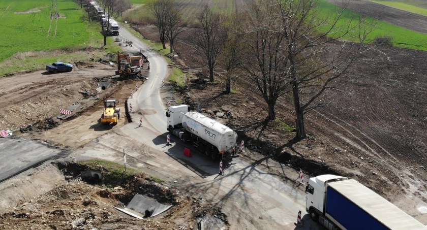 Zmiana organizacji ruchu na DK 46 Paczków - Kamienica 