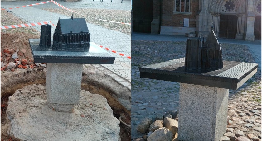 Obracanie bazyliki. Znów stoi prawidłowo 